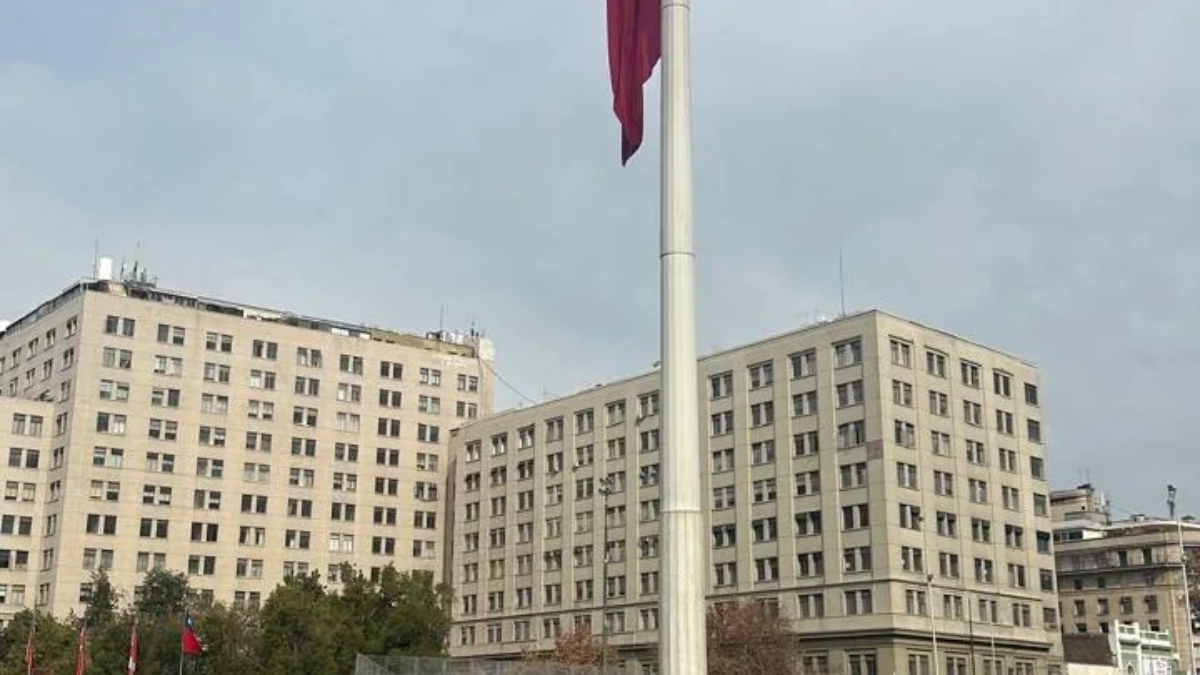 asseios no Chile: Palácio de La Moneda em Santiago