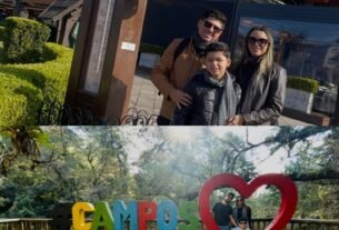 Comparação de viagem em família entre Gramado e Campos do Jordão com fotos dos destinos