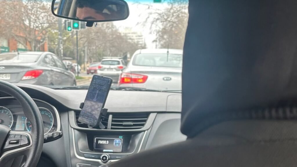 Deslocamento de Uber em Viña del Mar durante passeio por conta própria