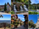 Montagem com atrações e paisagens de Campos do Jordão para conhecer de graça
