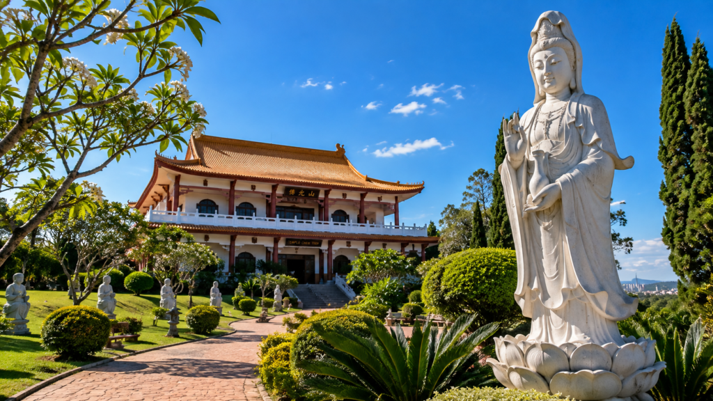 Templo Budista em Foz do Iguaçu, opção para quem procura o que fazer em Foz do Iguaçu de graça