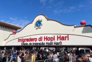 Hopi Hari para autistas: entrada do parque em Vinhedo